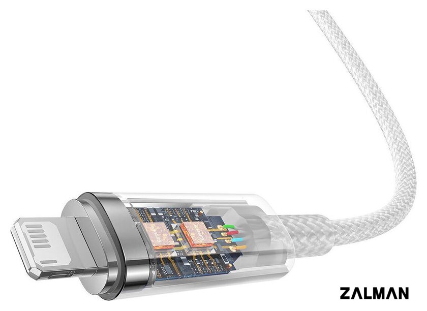 Кабель Baseus Explorer Series Fast Charging Cable with Smart Temperature Control 2.4A USB Type-A - Lightning (2 м, белый)