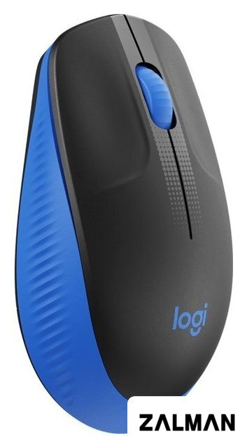 Мышь Logitech M190 (черный/синий)