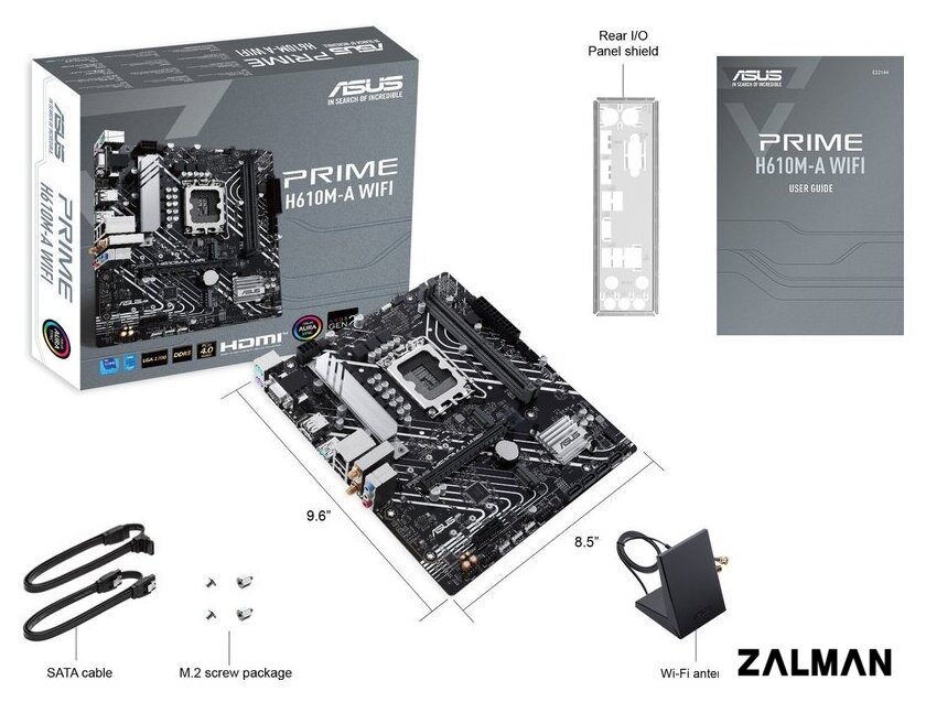 Материнская плата ASUS Prime H610M-A WiFi