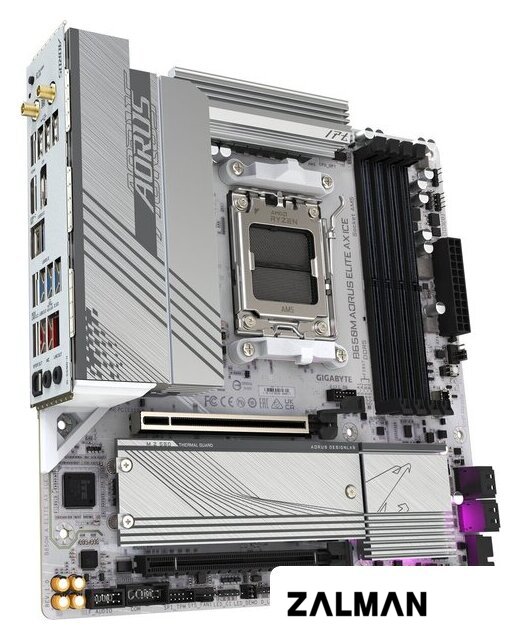 Материнская плата Gigabyte B650M Aorus Elite AX Ice