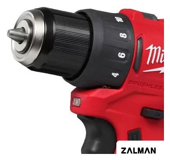 Дрель-шуруповерт Milwaukee M12 BLDDRC-202C 4933499686 (с 2-мя АКБ, кейс)