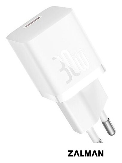 Сетевое зарядное Baseus GaN5 Fast Charger Mini 1C 30W CCGN070502 (белый)