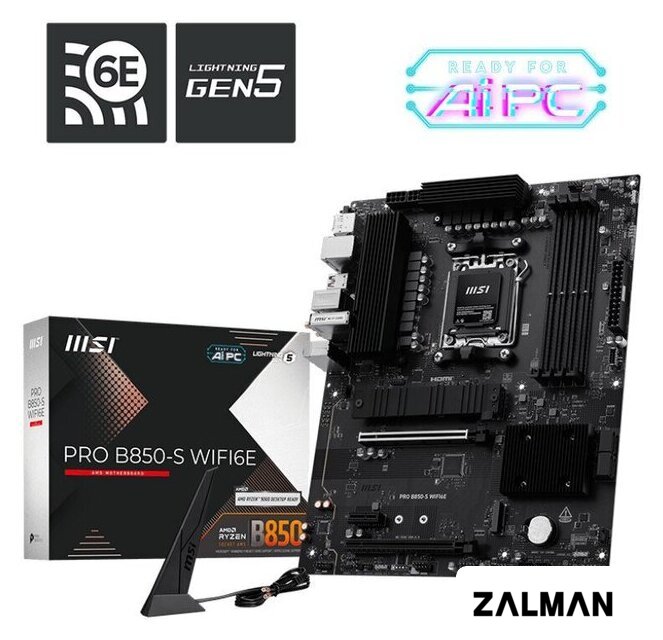 Материнская плата MSI Pro B850-S WiFi6E