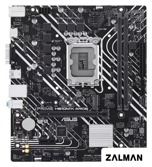 Материнская плата ASUS Prime H610M-K ARGB