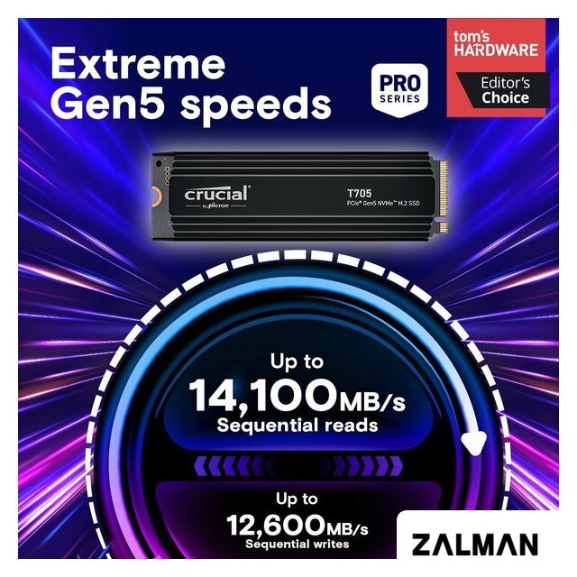 SSD Crucial T705 4TB CT4000T705SSD5