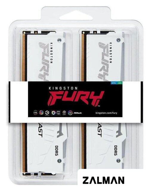 Оперативная память Kingston FURY Beast RGB 2x16ГБ DDR5 5600 МГц KF556C40BWAK2-32