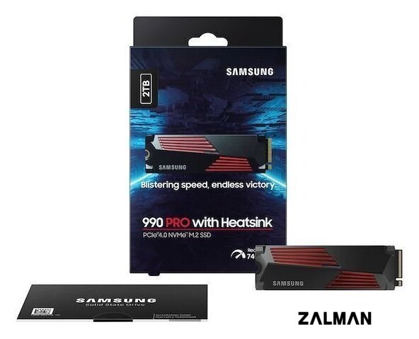SSD Samsung 990 Pro с радиатором 4TB MZ-V9P4T0CW