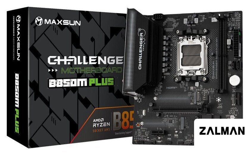 Материнская плата Maxsun Challenger B850M Plus WiFi