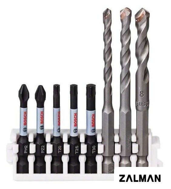 Набор бит и сверл Bosch 2608577145 (8 предметов)