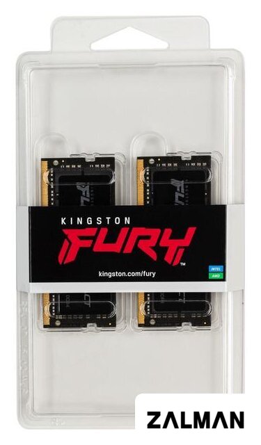 Оперативная память Kingston FURY Impact 2x16ГБ DDR4 SODIMM KF432S20IBK2/32