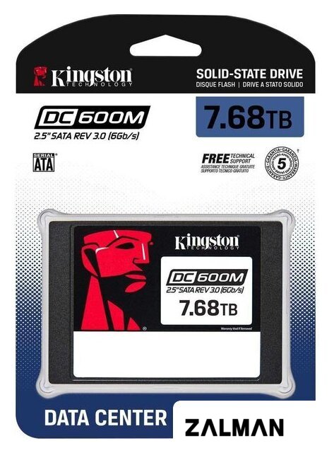 SSD Kingston DC600M 7.68TB SEDC600M/7680G