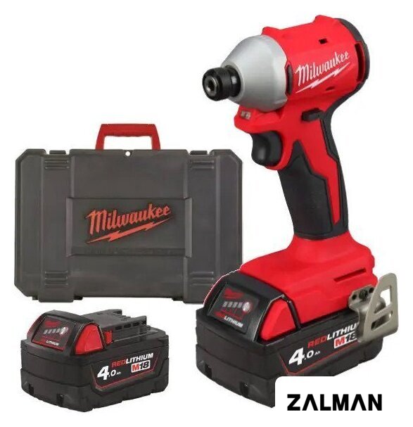 Винтоверт Milwaukee M18 M18BLIDRC-402C 4933492840 (с 2-мя АКБ, кейс)