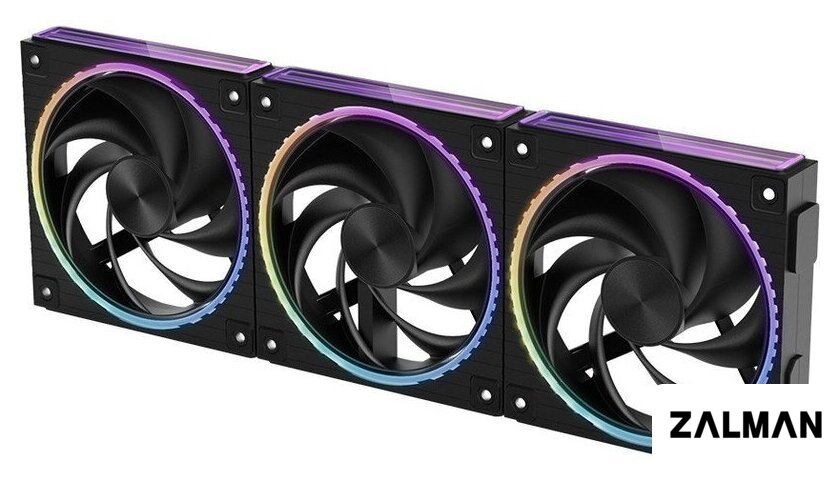Комплект вентиляторов для корпуса Zalman ZM-DF120 A3 (черный)