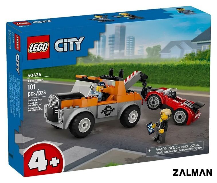 Конструктор LEGO City 60435 Эвакуатор и спортивный автомобиль