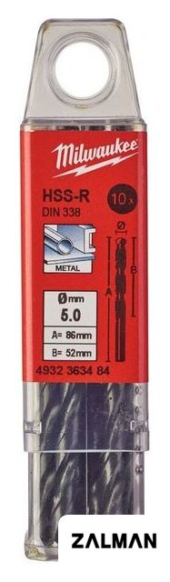 Набор сверл Milwaukee 4932363484 (10 предметов)