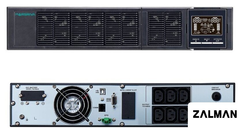 Источник бесперебойного питания Marsriva Lithium On-Line UPS MR-UL1KRT-H