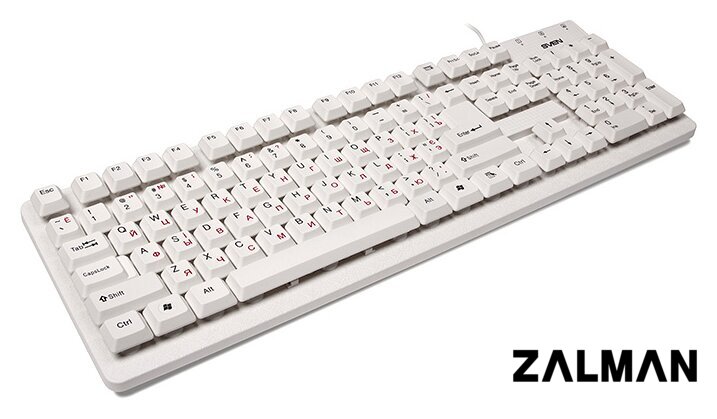 Клавиатура SVEN Standard 301 USB (белый)