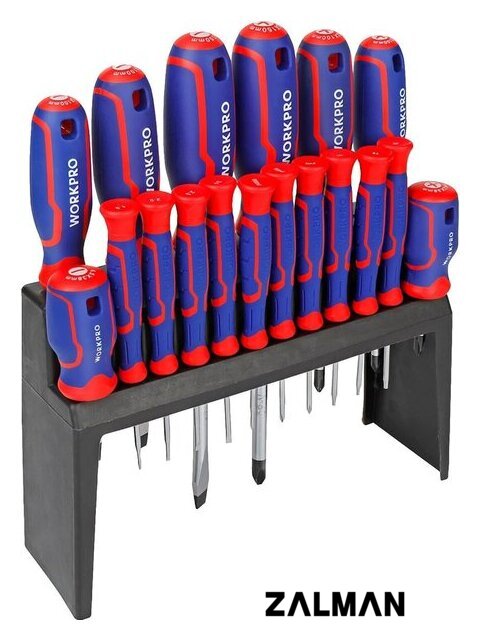 Набор отверток Workpro WP200506 (18 предметов)