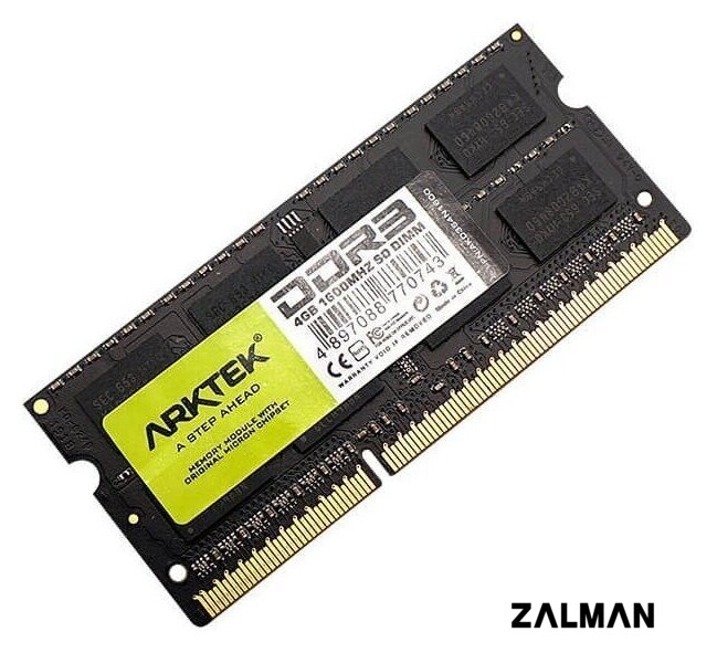 Оперативная память Arktek 4ГБ DDR3 1600 МГц AKD3S4N1600