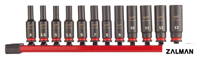 Набор головок слесарных Milwaukee Shockwave 4932480453 (12 шт)