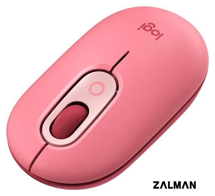Мышь Logitech Pop Mouse (розовый/бордовый)