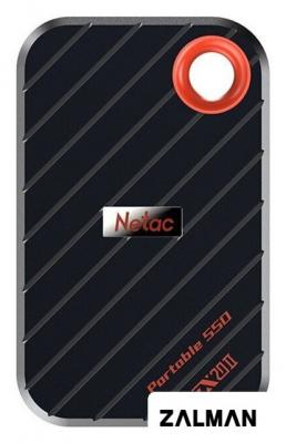 Внешний накопитель Netac ZX20II 512GB NT01ZX20II-512-32BK
