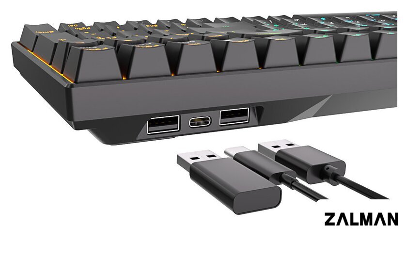 Клавиатура Royal Kludge RK100 RGB (черный, RK Red)