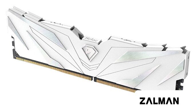 Оперативная память Netac Shadow II White 16ГБ DDR5 4800 МГц NTSWD5P48SP-16W