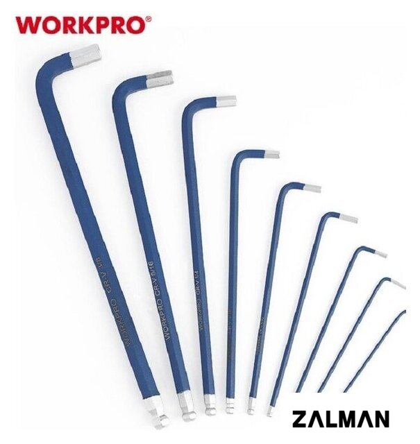Набор ключей Workpro WP222011 (9 предметов)