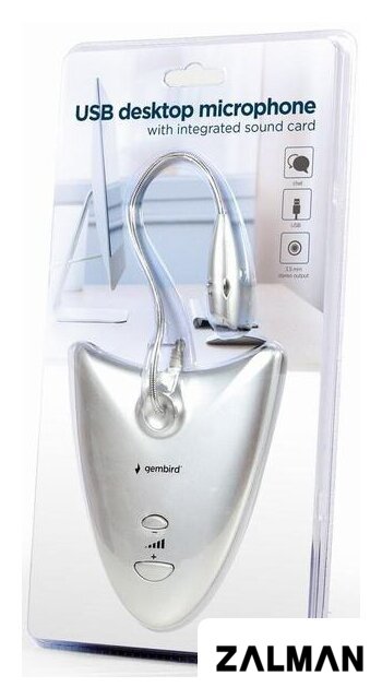 Проводной микрофон Gembird MIC-DU-01