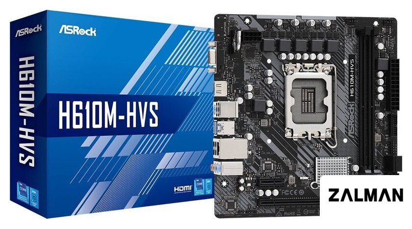 Материнская плата ASRock H610M-HVS