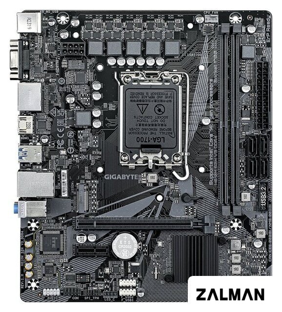 Материнская плата Gigabyte H610M S2H V3 DDR4 (rev. 1.0)