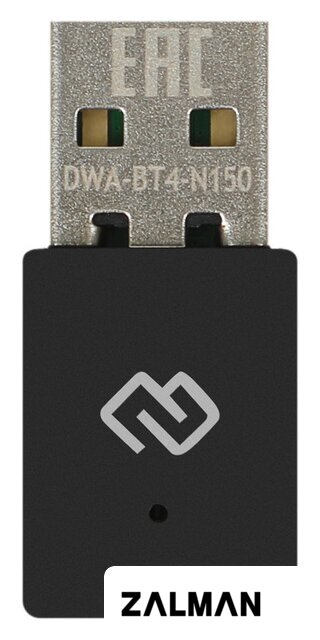 Wi-Fi/Bluetooth адаптер Digma DWA-BT4-N150