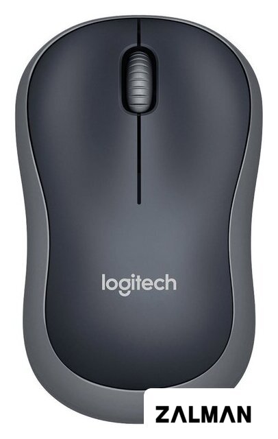Мышь Logitech M185 (черный/серый)