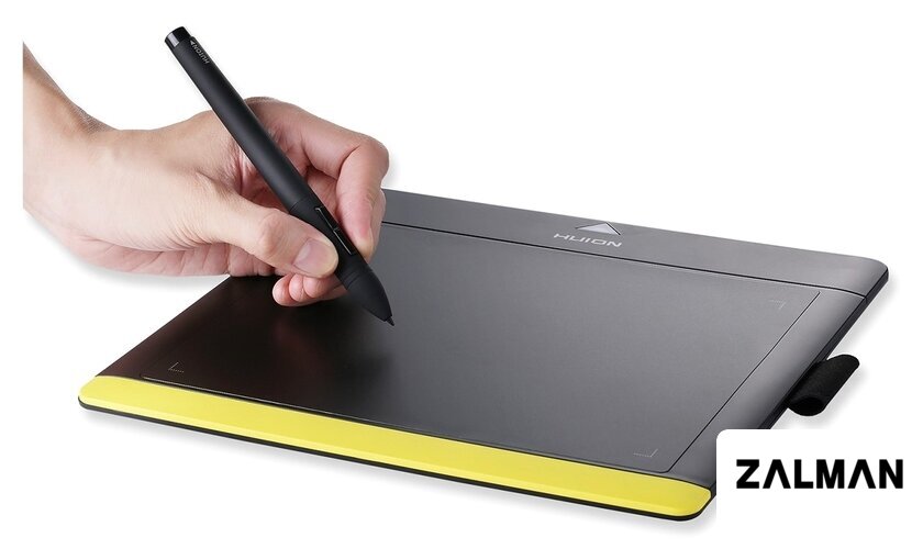 Графический планшет Huion 680TF (черный/желтый)