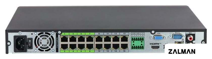 Сетевой видеорегистратор Dahua DHI-NVR5216-16P-EI2