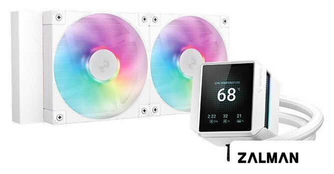 Система жидкостного охлаждения для процессора DeepCool Mystique 240 WH ARGB R-LX240-WHDSNMCP-G-1