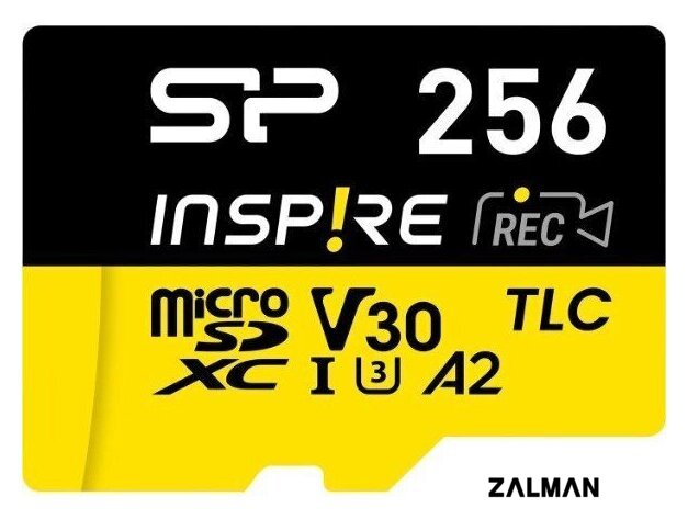 Карта памяти Silicon-Power Inspire microSDXC SP256GBSTXLA2V1NSP 256GB (с адаптером)