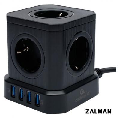 Сетевой фильтр Cablexpert TWR-5-U4-B-2
