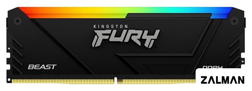 Оперативная память Kingston FURY Beast RGB 2x32ГБ DDR4 3600 МГц KF436C18BB2AK2/64