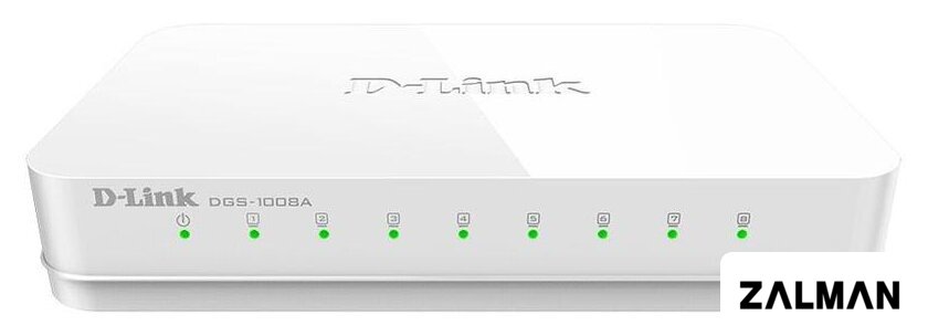 Неуправляемый коммутатор D-Link DGS-1008A/F1A