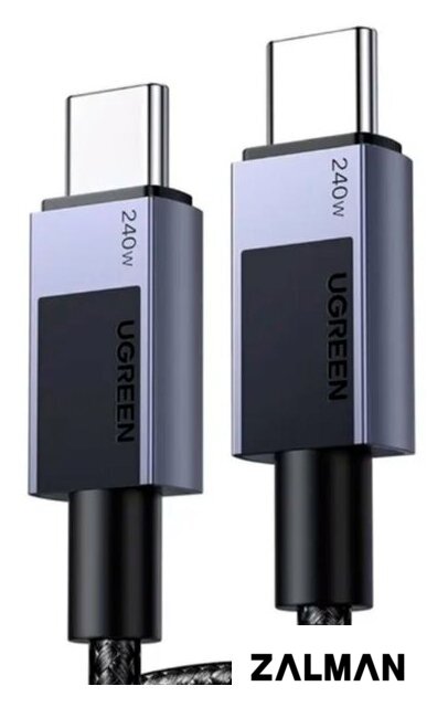 Кабель Ugreen L513 45067 USB Type-C - USB Type-C (1 м, черный)
