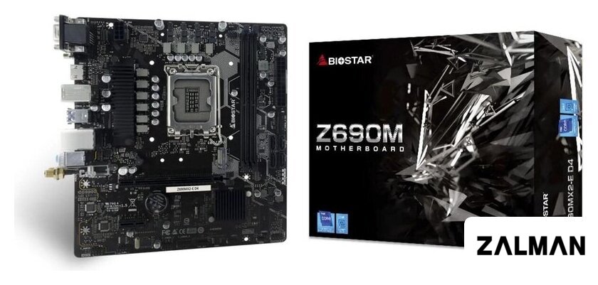Материнская плата BIOSTAR Z690MX2-E D4 Ver. 6.0