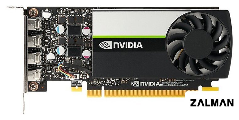 Видеокарта NVIDIA Quadro T1000 4GB GDDR6 900-5G172-2250-000