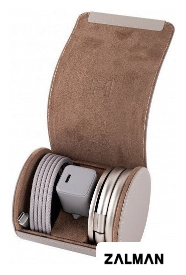 Беспроводное зарядное Magssory Disc Signature Edition 3 в 1 для Apple WCH033 (титановый)