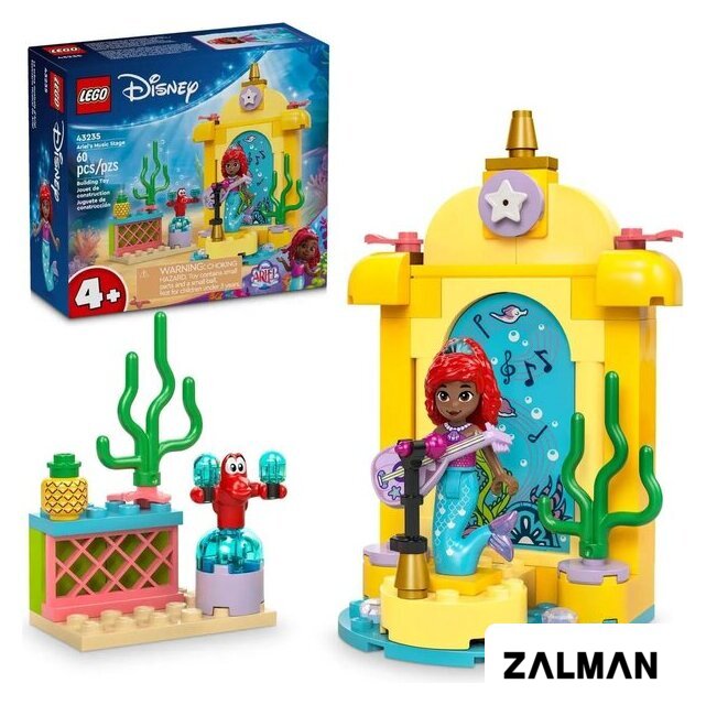 Конструктор LEGO Disney Princess Музыкальная сцена Ариэль 43235