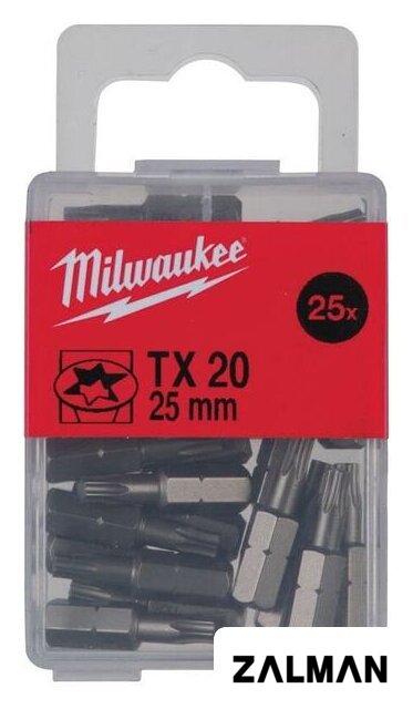 Набор бит Milwaukee 4932399596 (25 предметов)