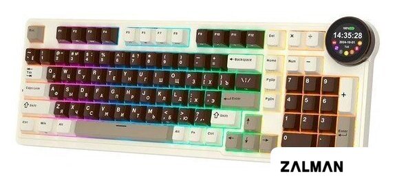 Клавиатура Royal Kludge N99 Mokko Grey (RK Violet)