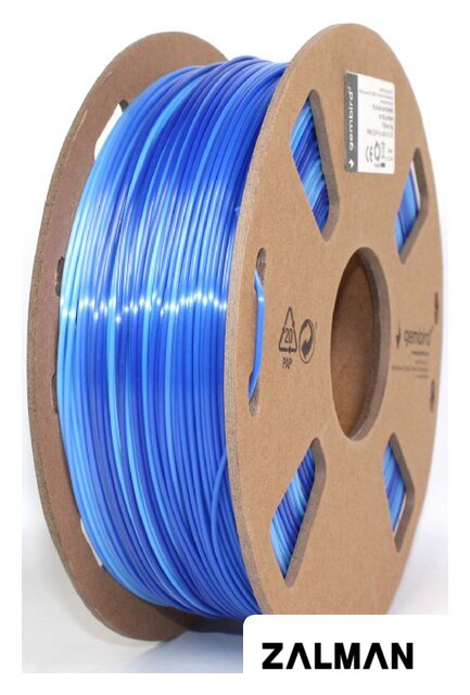 Пластик Gembird PLA Silk 1.75 мм 1000 г (холодный синий)