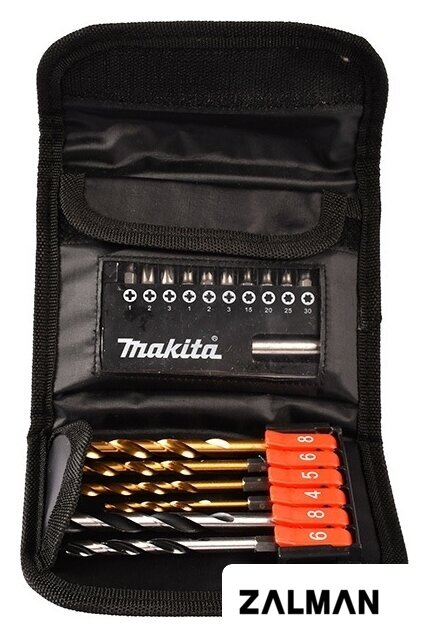 Набор оснастки для электроинструмента Makita D-31762 (17 предметов)